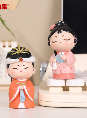 红楼梦林黛玉贾宝玉小摆件