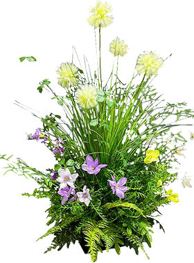 wo+仿真花狗尾草假花蒲公英花艺