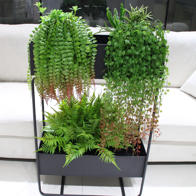 假吊兰绿色植物装饰佛珠多肉手工diy制作室内垂吊摆件家居装饰品