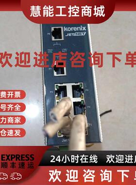 议价Korenix科洛理思JetNet3008 8口百兆工业以太网光纤 拆机实图