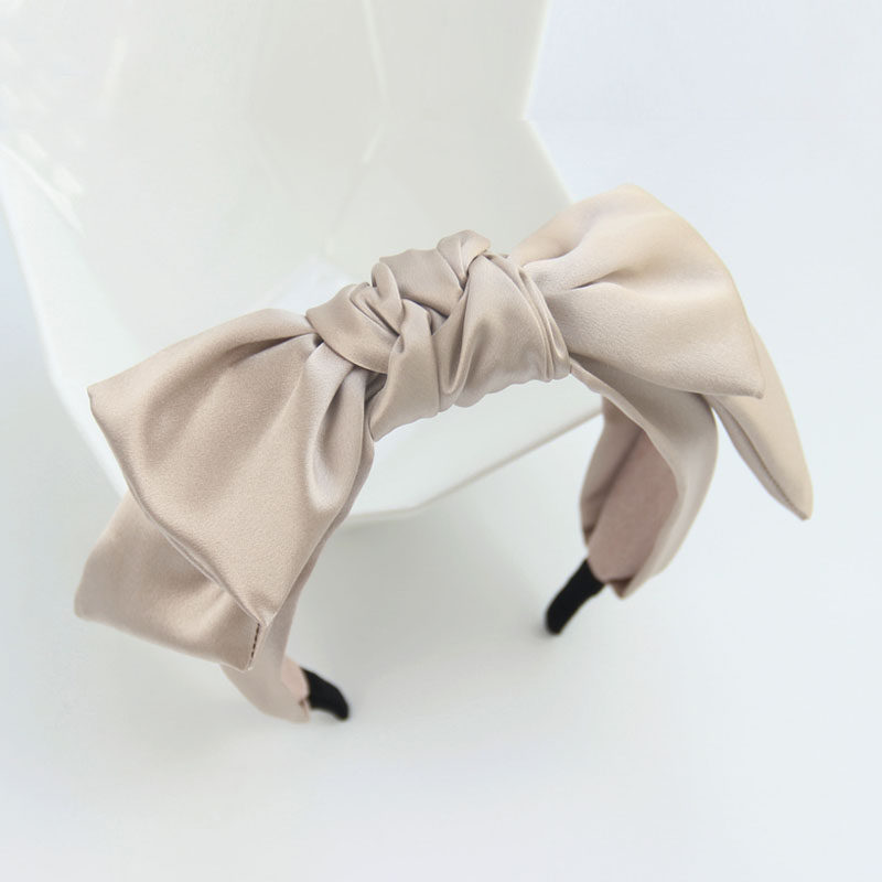 洋葱谷仓蝴蝶结真丝发箍优雅