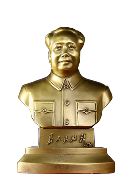 像摆件办公室桌面全铜毛泽东全身半身像雕像工艺品纪念品摆件
