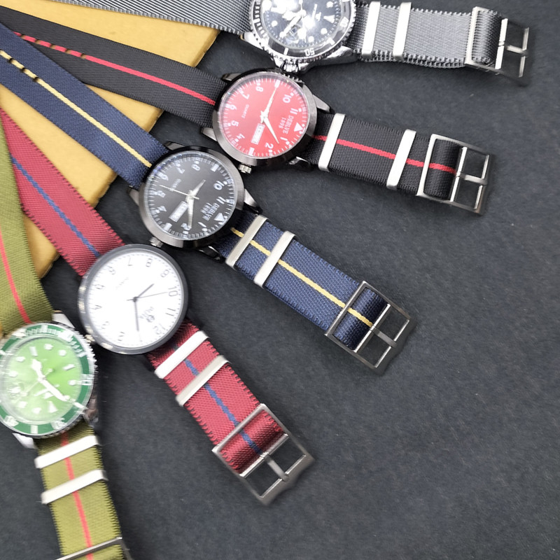 超密单层NATO尼龙表带20.22