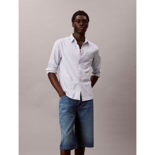 直筒牛仔短裤 韩国代购 JEANS纯棉水洗男士 KLEIN 4RF796 26春CALVIN