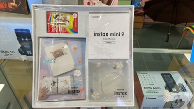 富士拍立得一次性成像相机mini9纯臻白系列礼盒版