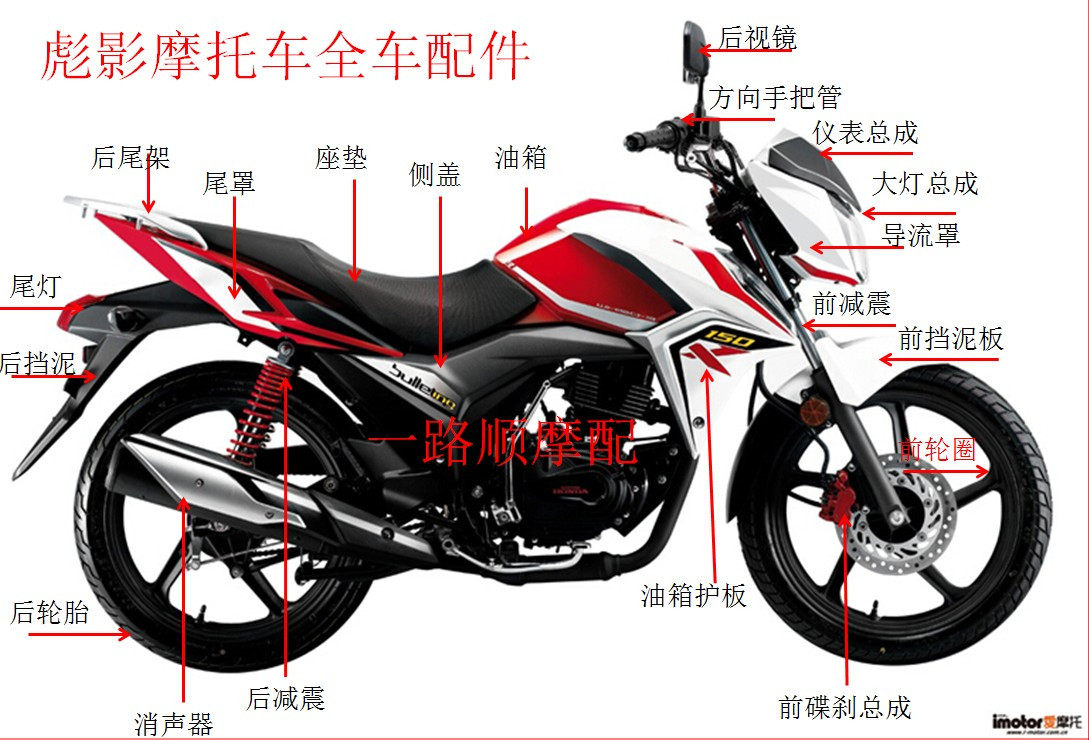 轻骑田达fk150-10彪影摩托车配件