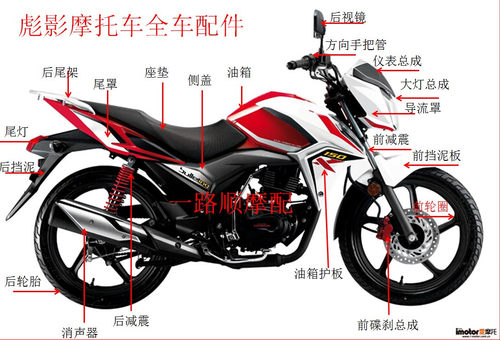 轻骑田达fk150-10彪影摩托车配件