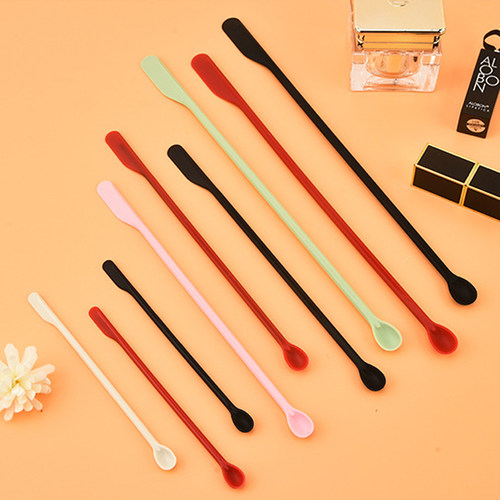 双头硅胶小刮勺三件套化妆品勺