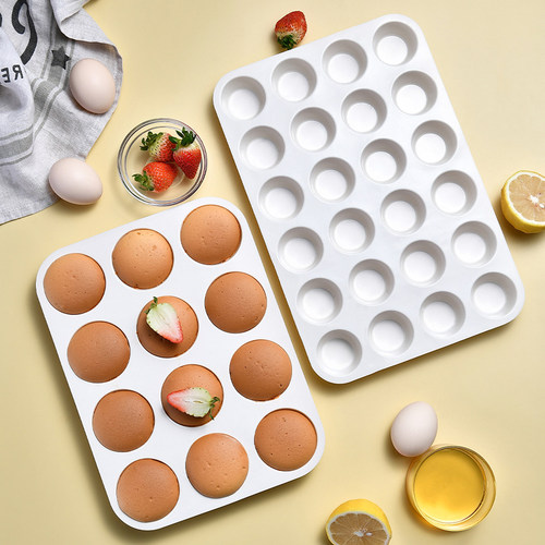 12连马芬杯易脱模硅胶模具耐高温