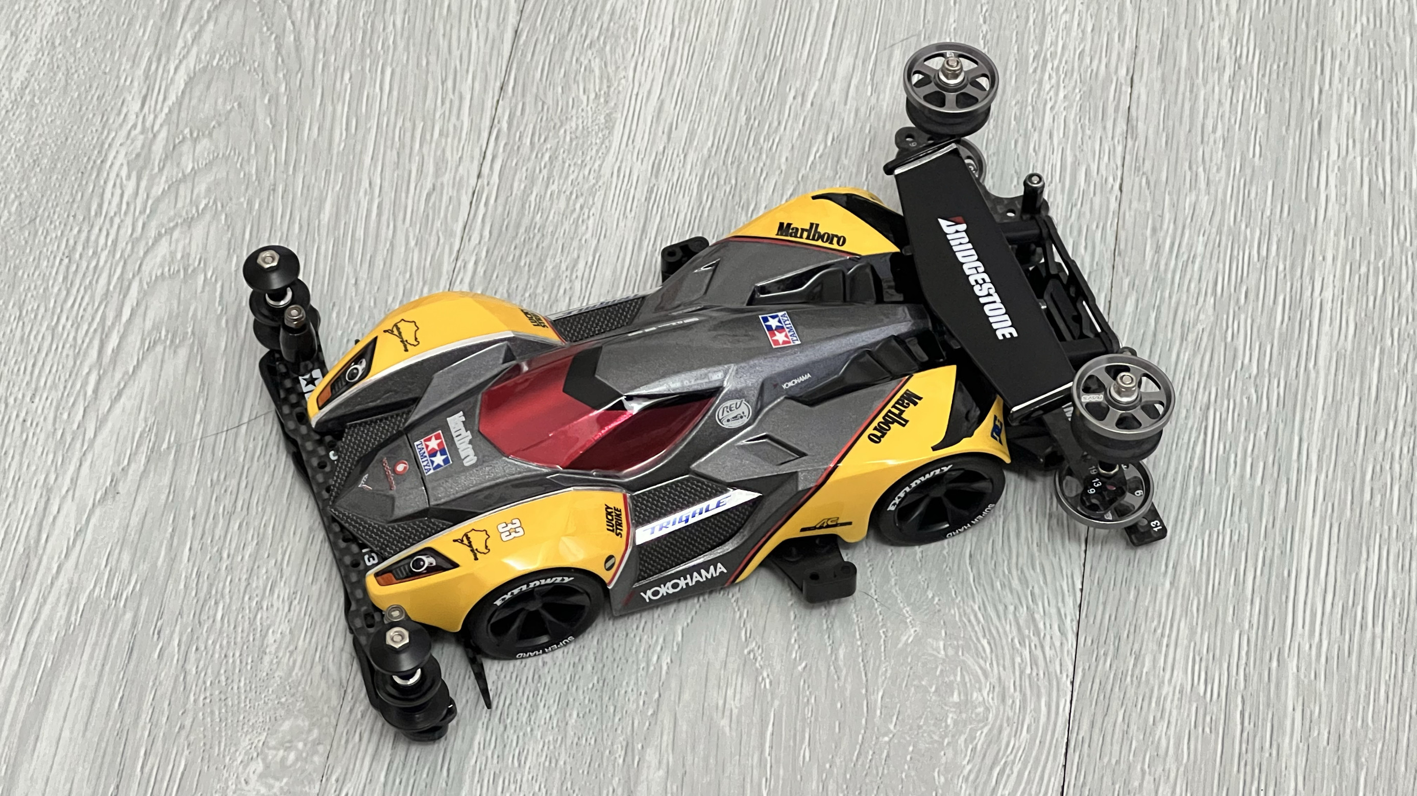 田宫四驱车（18638）TRIGALE 玛莎拉蒂 MA底盘车壳