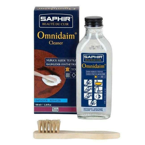 法国Saphir莎菲雅蓝宝石反绒皮清洁液Omnidaim全身水洗强力