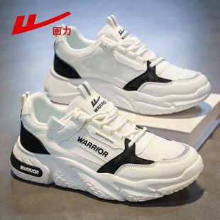 回力男鞋运动鞋男2025新款潮流秋冬季网面休闲鞋子厚底老爹鞋男款