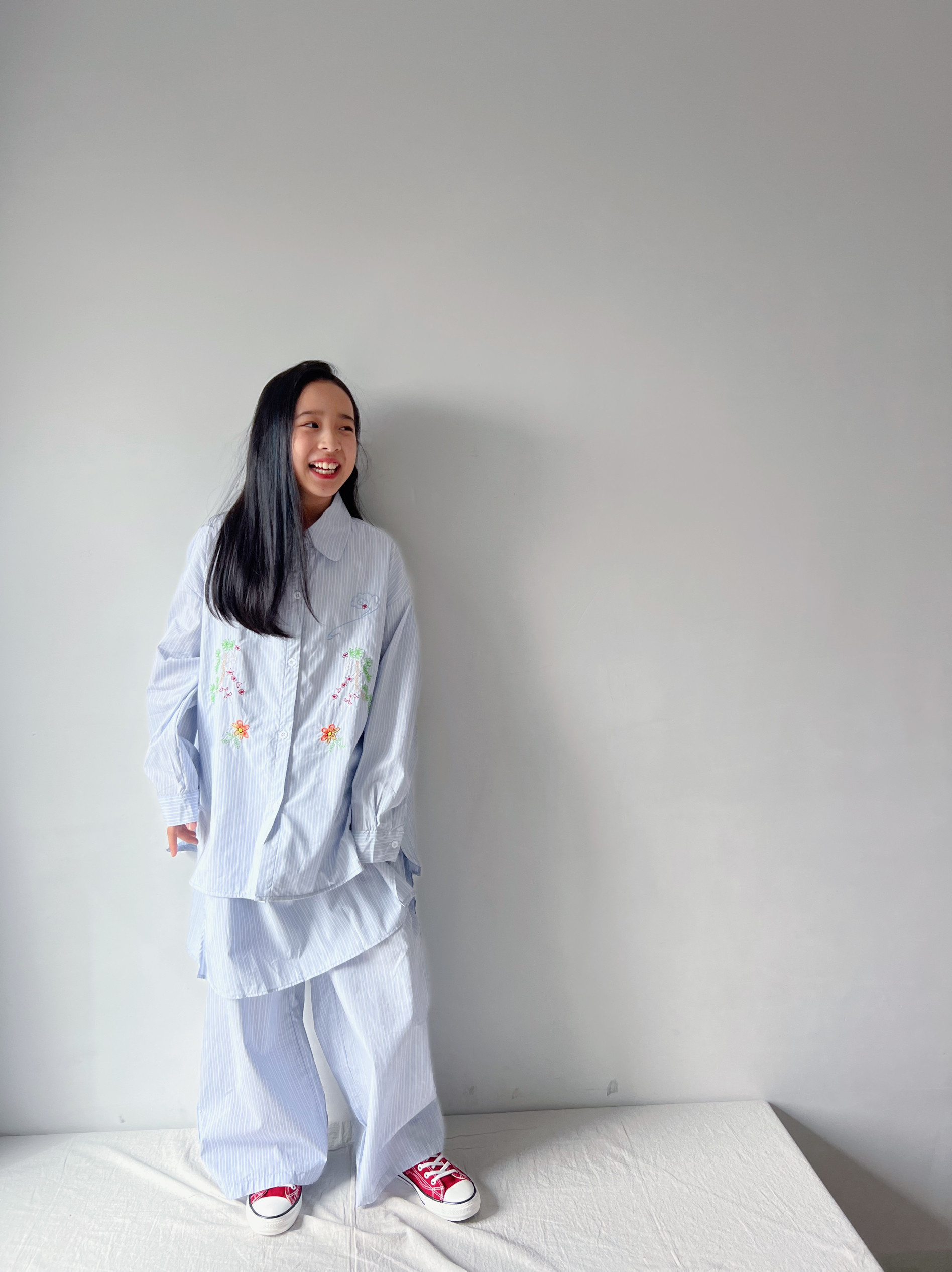 韩系穿搭女童套装2025新款春套装