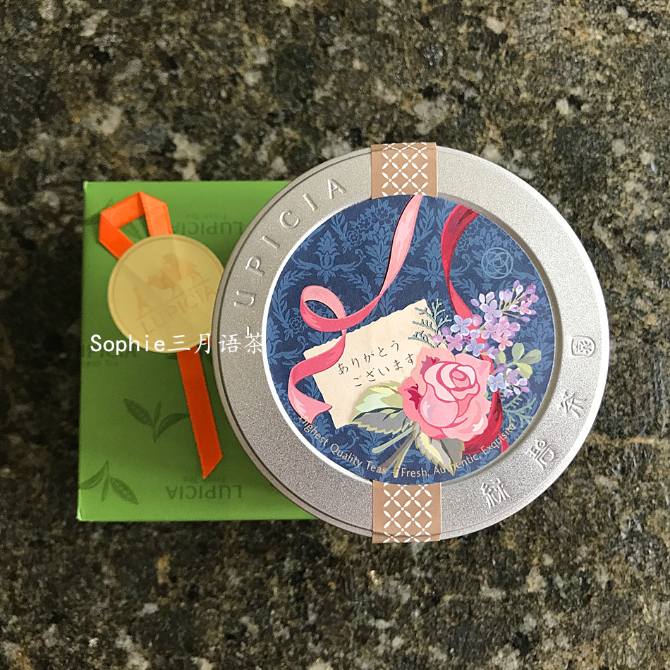 预定 日本 LUPICIA 绿碧茶园 白桃乌龙和风节日 伴手礼盒  50克
