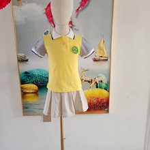 老师小学生夏季 2022新款 校服班服 英伦棉儿童套装 幼儿园园服夏装