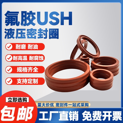 中国氟胶耐磨耐腐蚀液压油封包邮