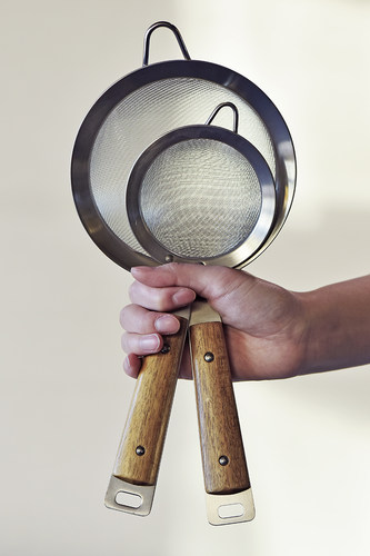 不锈钢过滤网筛木柄可悬挂