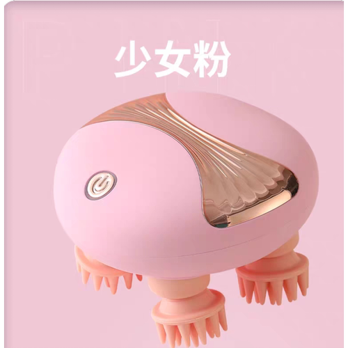 头部按摩仪助睡眠揉捏震动多功能