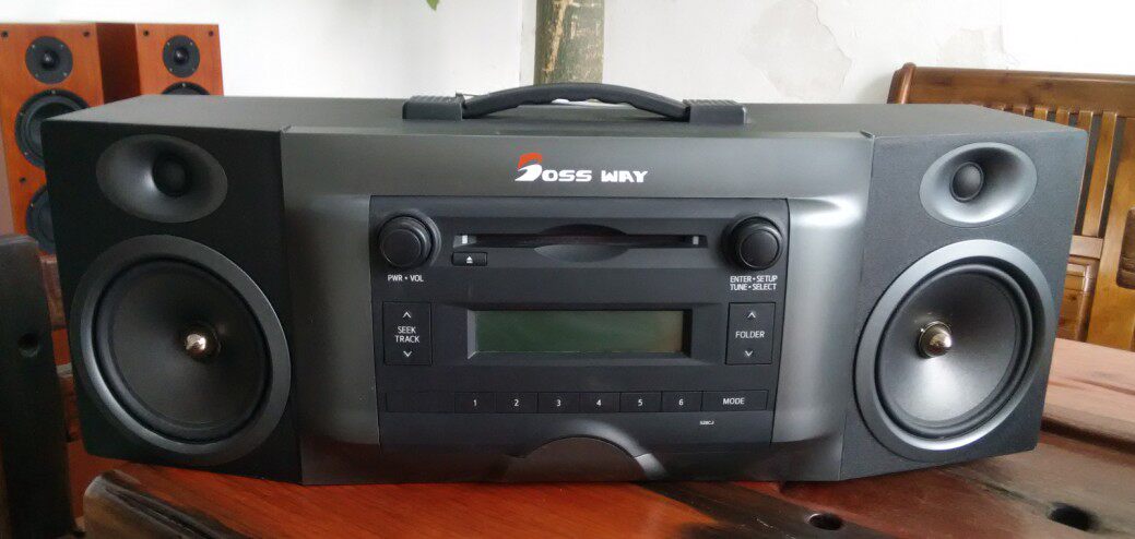 丰田系列汽车改装家用cd机音箱车载CD机单碟可改装家用音响