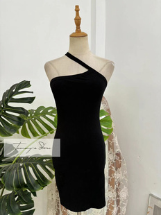 外G2 tton·On单肩带纯色紧身连衣裙 澳单C 塔米家