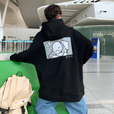 秋冬新男连帽卫衣潮流港风嘻哈宽松ins超火外套卫衣W522P55，女装短外套，电商A070