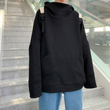 秋冬新男连帽卫衣潮流港风嘻哈宽松ins超火外套卫衣W522P55，女装短外套，电商A070