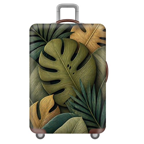 3d107树叶弹力箱套拉杆箱旅行旅游登机行李皮箱保护罩防尘袋耐磨