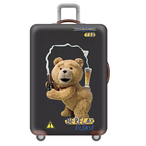 放松泰德弹力箱套拉杆箱旅行旅游登机行李皮箱保护罩防尘袋子加厚