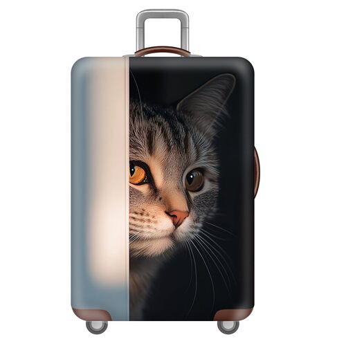 动植物13猫咪弹力箱套拉杆箱旅行旅游登机行李皮箱保护罩防尘袋