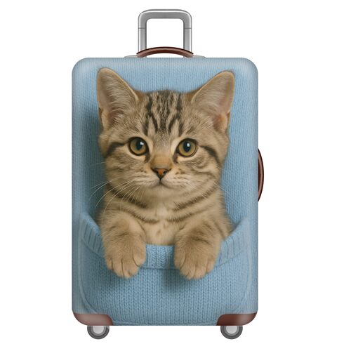 牛仔系列29猫咪弹力箱套拉杆箱旅行旅游登机行李皮箱保护罩子耐磨