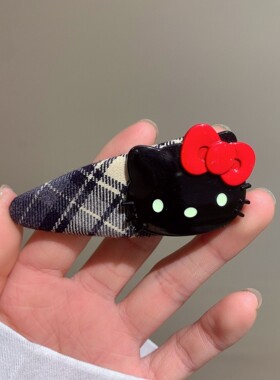 新款卡通猫咪发夹bb夹甜美少女心