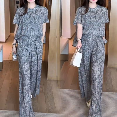 时尚连体裤套装女2025夏季新款