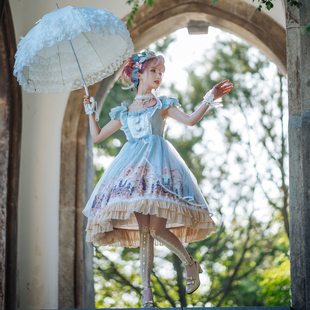 LucyAndLory罗莎古堡JSKlolita裙洛丽塔优雅华丽夏款