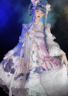 LucyAndLory远海之鲤jsk中华风lolita洛丽塔裙华丽款
