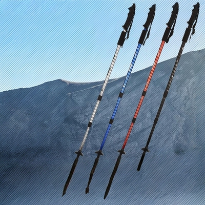 铝合金登山杖批发三节式登