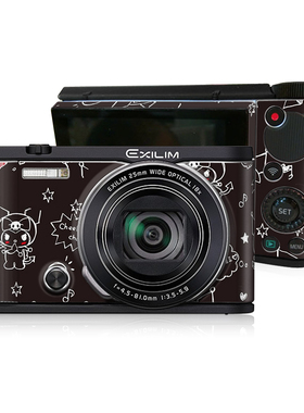 适用于卡西欧ZR3600/3500相机贴纸ZR2000相机卡通保护膜可定制