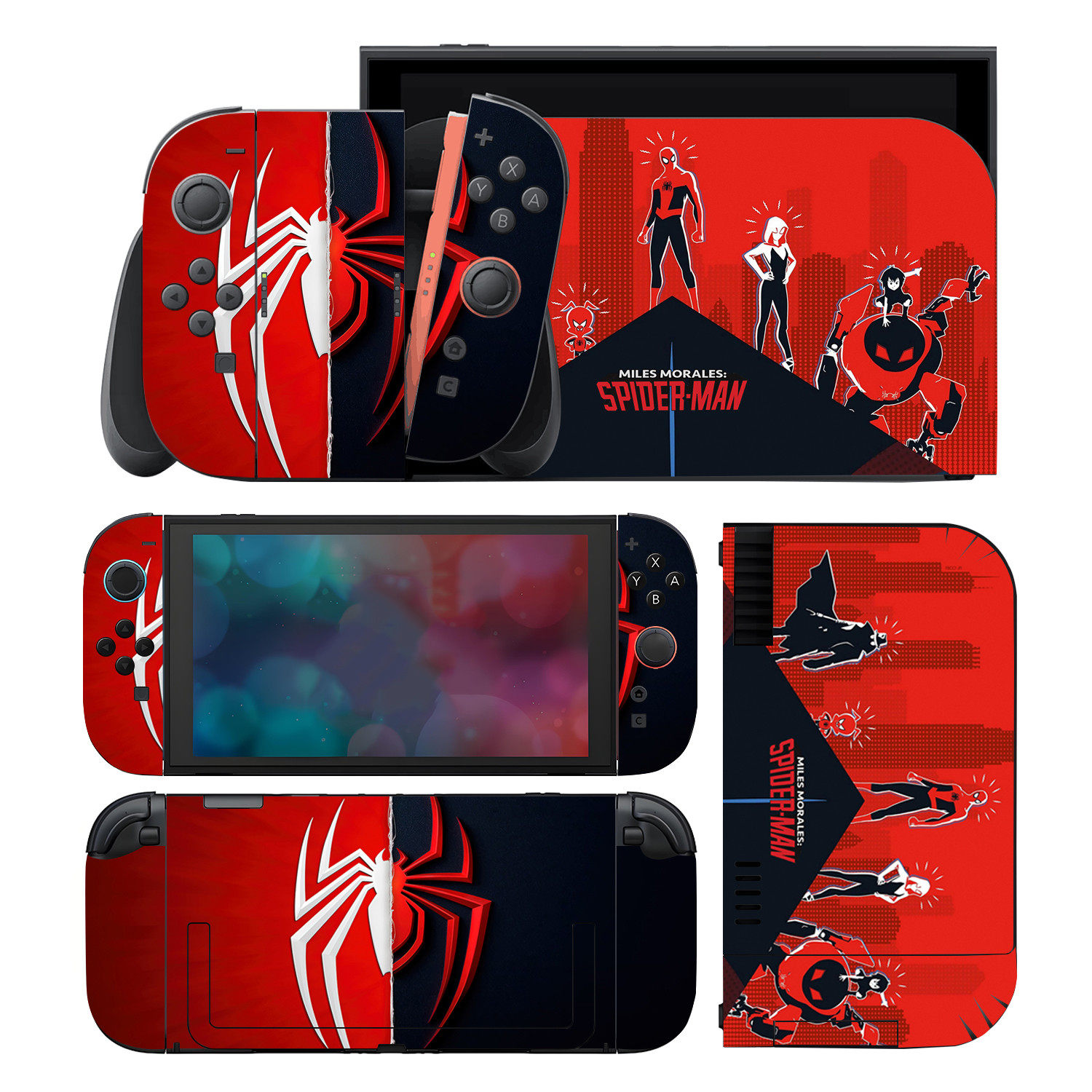 适用于任天堂switch2贴纸switch2代机身贴膜毒液蜘蛛侠游戏多款