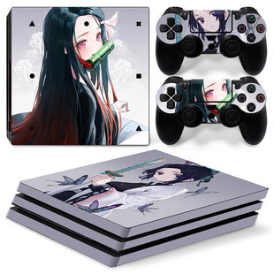 PS4PRO贴纸PS4 PRO机身手柄贴膜女神异闻录 鬼灭之刃 东京食尸鬼