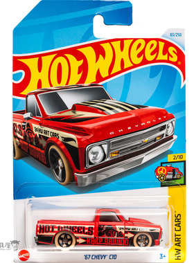 2024N-83号 '67 雪佛兰C10  红色 风火轮火辣小跑车hotwheels
