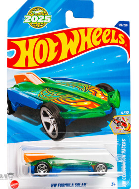 2025G-126号 HW FORMULA SOLAR 绿色 风火轮火辣小跑车hotwheels
