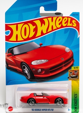 2023P-236号 '92 道奇VIPER RT/10  红色风火轮小跑车hotwheels