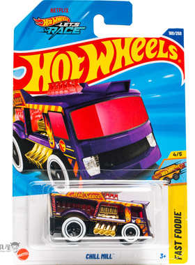 180号 CHILL MILL 辣酱售卖车 普宝 紫色 风火轮小跑车hotwheels