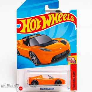 2023M-217号特斯拉ROADSTER 橙色 风火轮火辣小跑车hotwheels
