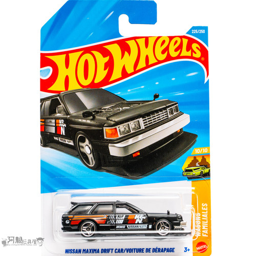 2026L-225号 日产MAXIMA DRIFT CAR 黑色 风火轮小跑车hotwheels