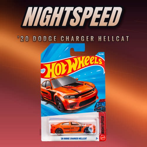 2026P-134号 '20 道奇CHARGER HELLCAT地狱猫橙色风火轮hotwheels
