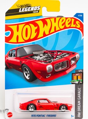 2022H-1号 1970 庞蒂克 FIREBIRD 红色 风火轮火辣小跑车hotwhe
