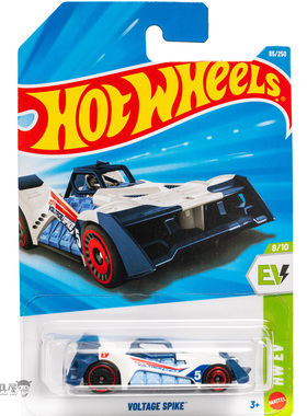 2026D-85号 VOLTAGE SPIKE 蓝白色 风火轮火辣小跑车hotwheels