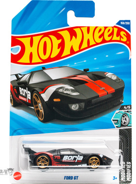 2025N-159号 FORD GT 福特 黑色 风火轮火辣小跑车hotwheels