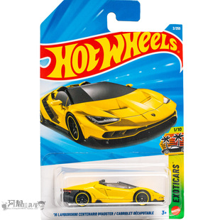2号 16 LAMBORGHINI CENTENARIO ROADSTER 兰博基尼 黄色 风火轮