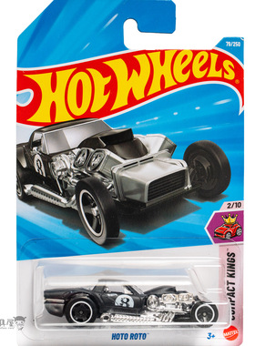 2026D-79号 HOTO ROTO 哑光黑色 风火轮火辣小跑车hotwheels
